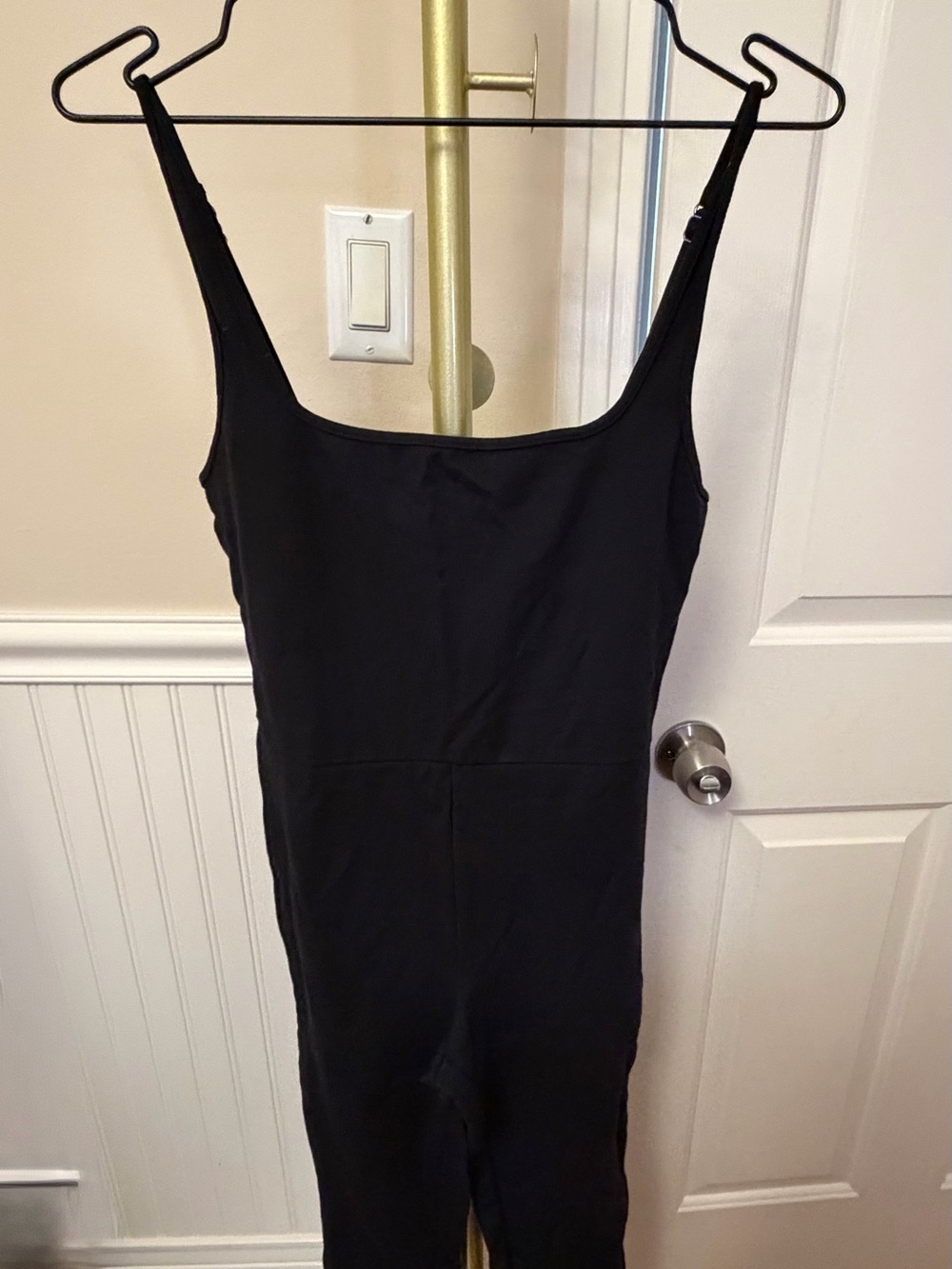 Abercrombie & Fitch Black Sleeveless Jumpsuit